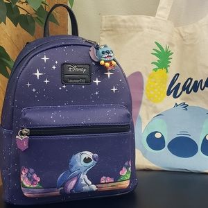 Loungefly Disney Stitch Starry Night Mini Backpack